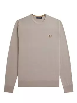 Свитер обычного кроя Fred Perry, бежевый