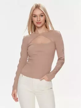 Свитер обычного кроя Guess, бежевый