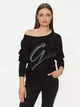 Свитер обычного кроя Guess, черный