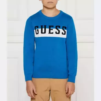 Свитер обычного кроя Guess, синий
