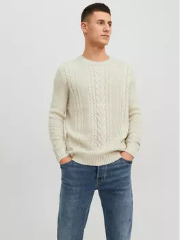 Свитер обычного кроя Jack&Jones, экрю