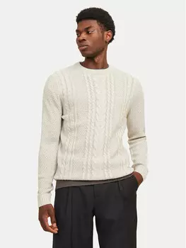 Свитер обычного кроя Jack&Jones, экрю