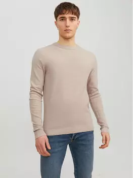 Свитер обычного кроя Jack&Jones, бежевый