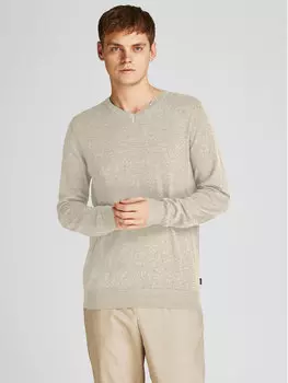 Свитер обычного кроя Jack&Jones, бежевый