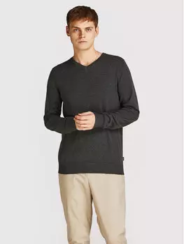 Свитер обычного кроя Jack&Jones, серый