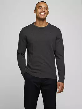 Свитер обычного кроя Jack&Jones, серый