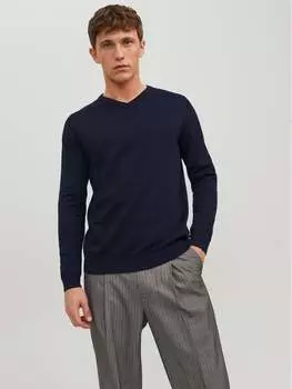 Свитер обычного кроя Jack&Jones, синий