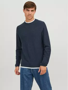 Свитер обычного кроя Jack&Jones, синий