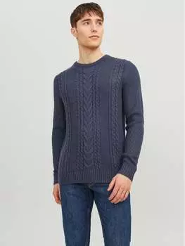 Свитер обычного кроя Jack&Jones, синий