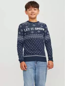 Свитер обычного кроя Jack&Jones, синий