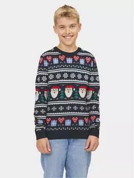 Свитер обычного кроя Jack&Jones, синий