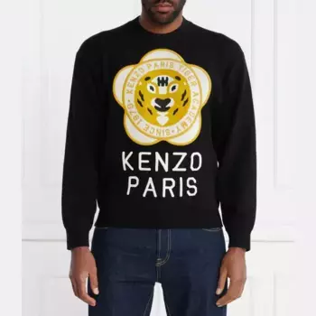 Свитер обычного кроя Kenzo, черный