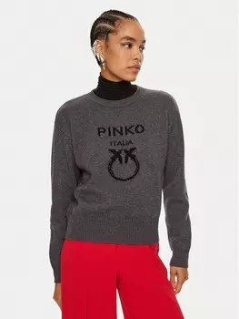 Свитер обычного кроя Pinko, серый