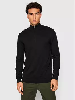 Свитер обычного кроя Selected Homme, черный