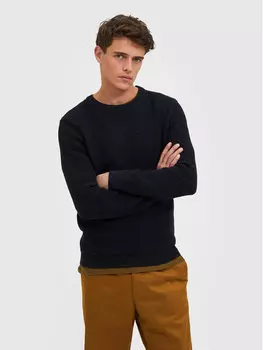 Свитер обычного кроя Selected Homme, синий