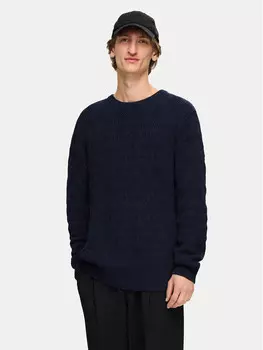 Свитер обычного кроя Selected Homme, синий