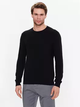 Свитер обычного кроя Sisley, черный