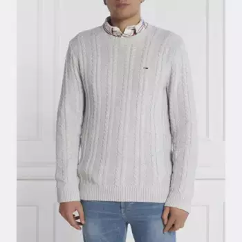 Свитер обычного кроя Tjm reg Cable Tommy Hilfiger, серый