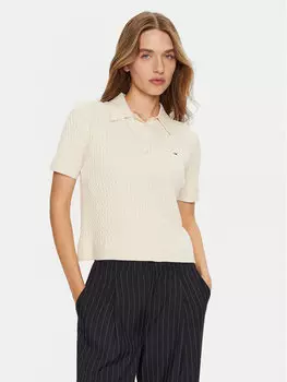 Свитер обычного кроя Tommy Hilfiger, экрю