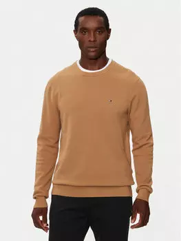 Свитер обычного кроя Tommy Hilfiger, коричневый