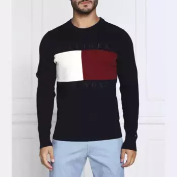 Свитер обычного кроя Tommy Hilfiger, синий