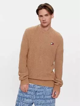 Свитер обычного кроя Tommy Jeans, бежевый