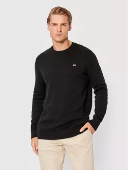 Свитер обычного кроя Tommy Jeans, черный