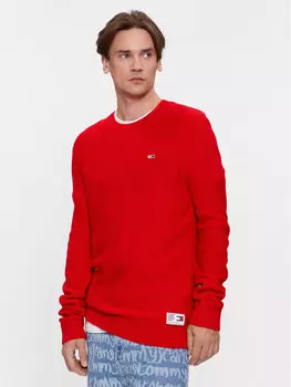 Свитер обычного кроя Tommy Jeans, красный
