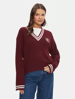 Свитер обычного кроя Tommy Jeans, красный