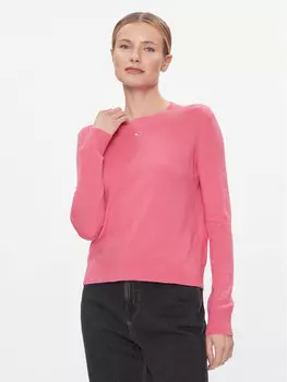 Свитер обычного кроя Tommy Jeans, розовый