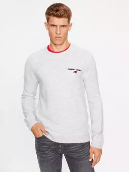 Свитер обычного кроя Tommy Jeans, серый
