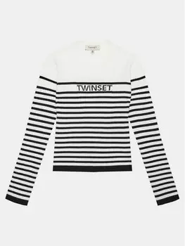 Свитер обычного кроя Twinset, экрю