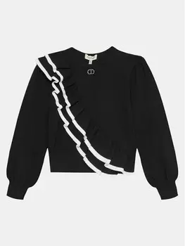 Свитер обычного кроя Twinset, черный