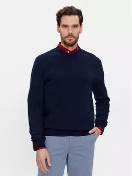 Свитер обычного кроя United Colors Of Benetton, синий