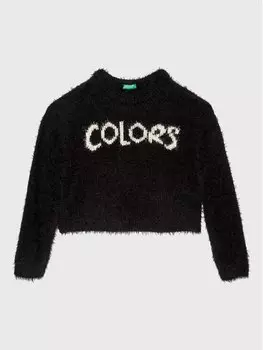 Свитер обычного кроя United Colors Of Benetton, черный