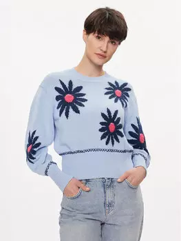 Свитер обычного кроя United Colors Of Benetton, синий