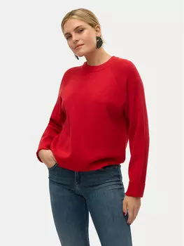 Свитер обычного кроя Vero Moda, красный