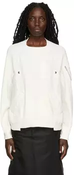 Свитер Off-White MA-1 sacai
