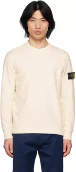 Свитер Off-White с нашивками Stone Island
