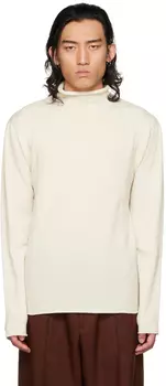 Свитер Off-White с высоким воротником Jil Sander