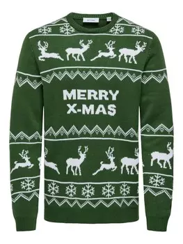 Свитер Only & Sons ONSXmas, зеленый