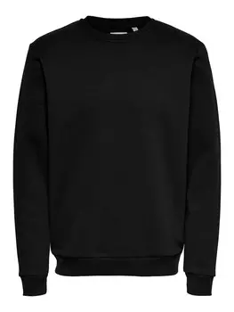 Свитер Only & Sons Regular fit Sweatshirt Ceres, черный