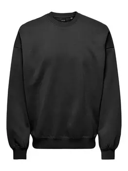 Свитер Only & Sons Sweatshirt ONSTurner, черный