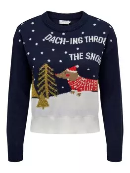 Свитер Only Xmas Daching, ночной синий
