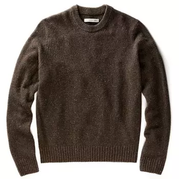 Свитер Outerknown Tomales Donegal Crew, цвет Toasted Pecan