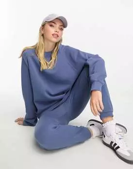 Свитер оверсайз синего цвета Pull&Bear