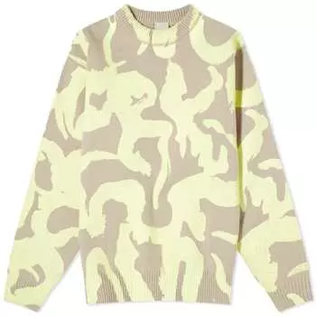 Свитер P.A.M. Desert Text Sweater, цвет Grey Green