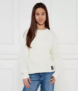 Свитер Patrizia Pepe Regular Fit, белый