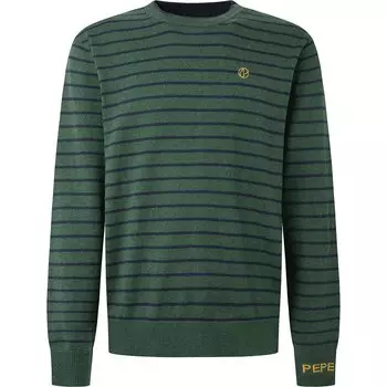 Свитер Pepe Jeans Andre Stripes, зеленый