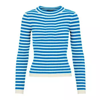 Свитер Pieces Crista O Neck, синий